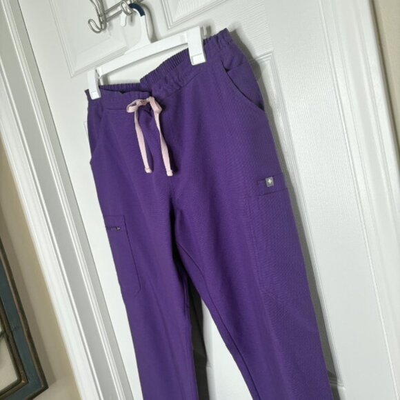 Figs Scrubs Pant Kade Ultraviolet Women's Large - Picture 2 of 4